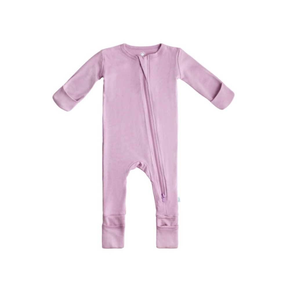 Dreamland Baby Bamboo Pajamas - Misty Mauve